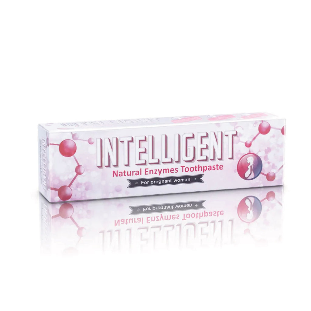 INTELLIGENT 因特力淨孕婦酵素牙膏 80g 三入組【溫和薄荷】