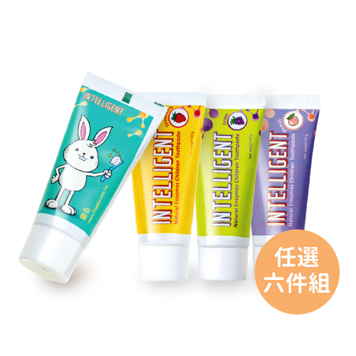INTELLIGENT 兒童酵素牙膏40g 【任選六件組】